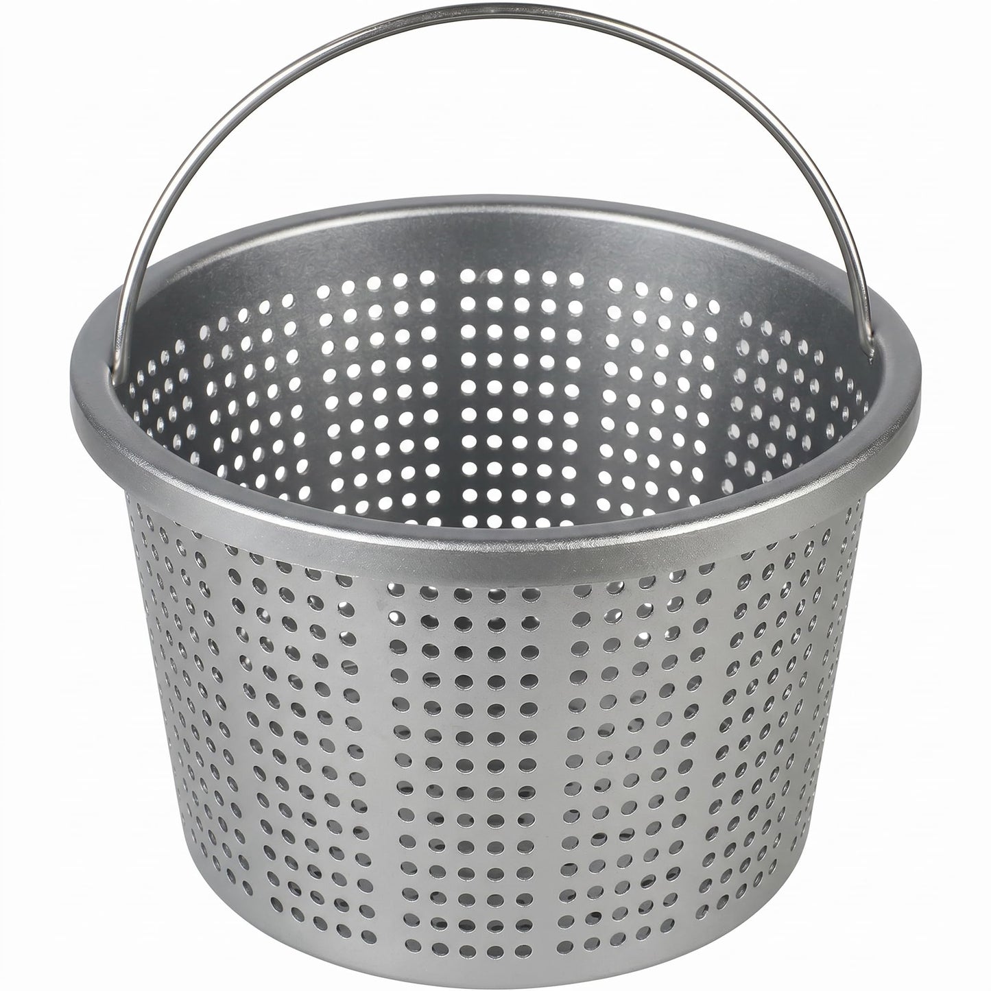 LVACODV Aluminum Pool Skimmer Basket Replacement for Pentair U-3 & Hayward SP1070/SPX1070E, 8-1/8" Top OD x 6.5" Bottom Dia x 5.5" H, 316 Stainless Steel Handle