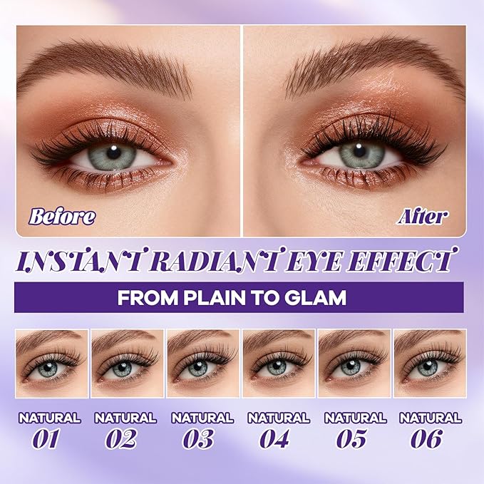B&Q Natural Lash Clusters 04 - Cluster Eyelash Extensions, Pestañas Postizas Naturales Style Eyelashes Comfort Fit - Day-to-Night Natural Effect - Office & Date Ready For Effortless Beauty(8-16mix)