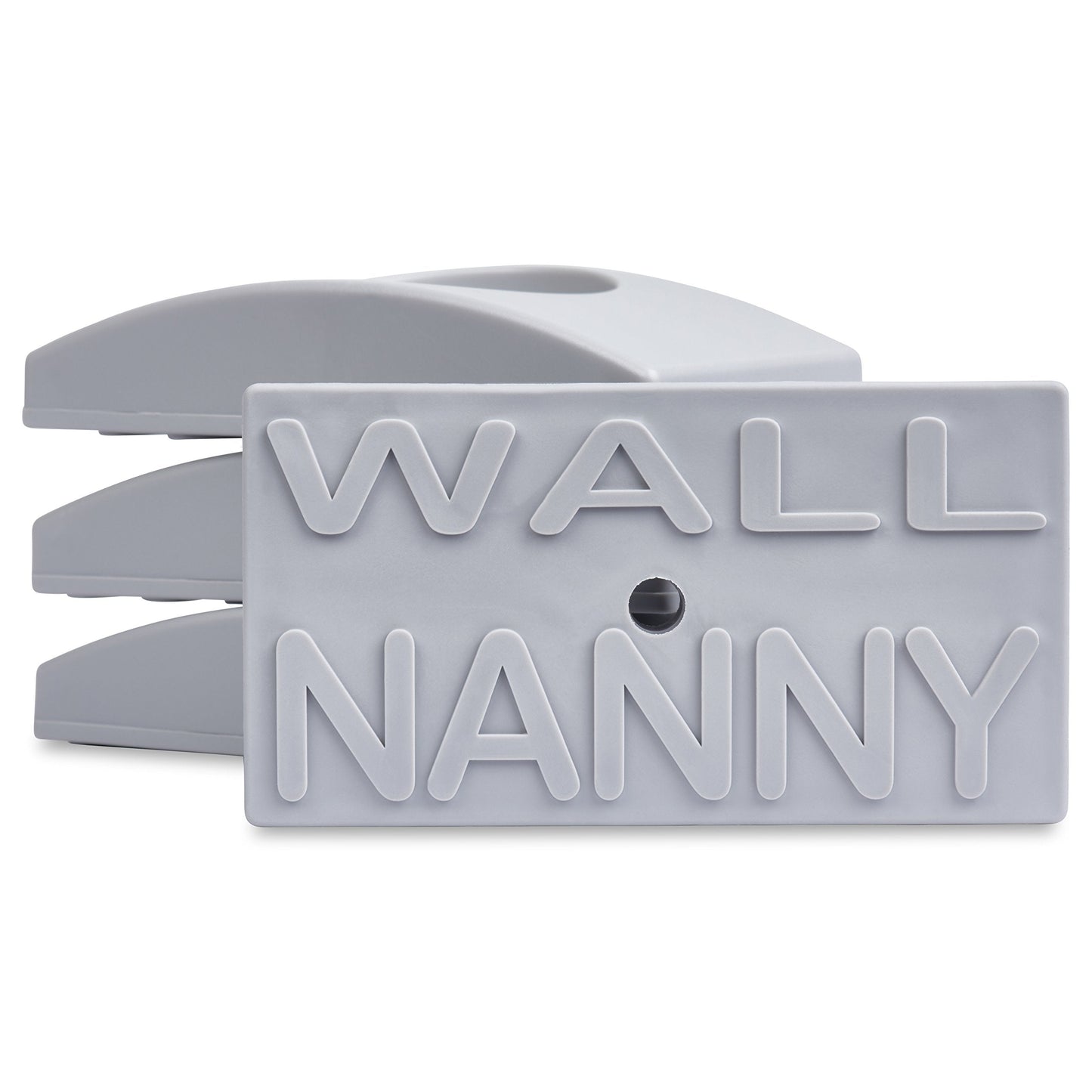 Wall Nanny - Baby Gate Wall Protector (Made in USA) Protects Walls and Doorways from Pet Gates - for Pressure Mounted Indoor Safety Baby Gates - Gray