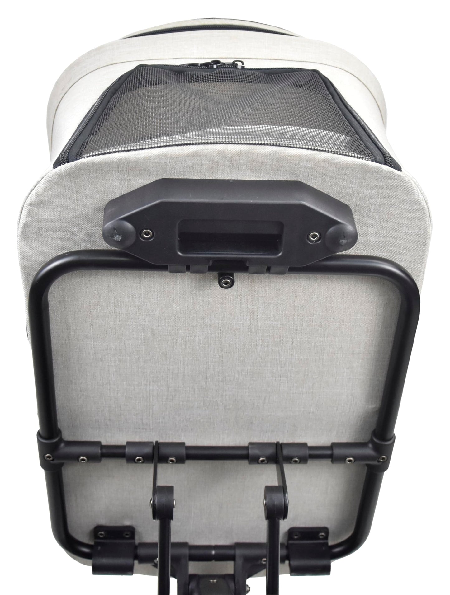 ROODO 2026 Upgraded Version 3 in 1 Dog Cat Stroller with Detachable Carrier Lightweight Folding Portable All Terrain Pet Travel System Puppy Kitty Doggie Bunny Stroller for 30lbs (Light Grey)