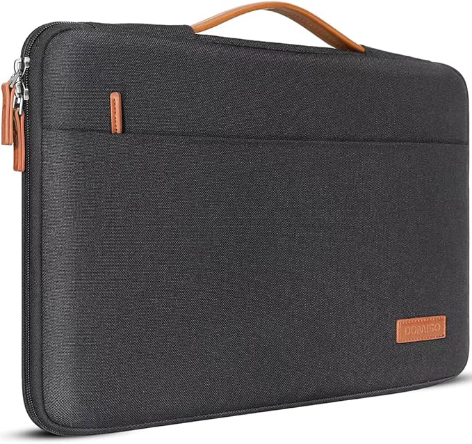 DOMISO Laptop Case Sleeve Protective Cover Compatible with MacBook Air 13 M4 M3 M2,MacBook Pro M2 M1,iPad Air/Pro,13 inch Dell,Lenovo, HP,Asus,Waterproof Computer Cases Bag with Handle,Black