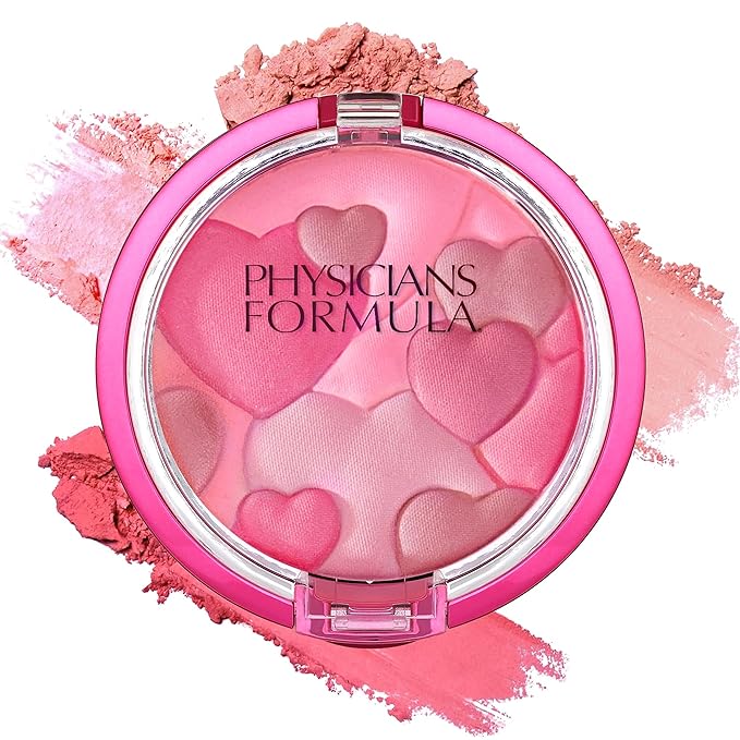 Physicians Formula Happy Booster Glow & Mood Boosting Blush, Silky Smooth Formula, Hypoallergenic, Blends Easily with Radiant Finish Ã¢ÂÂ Rose