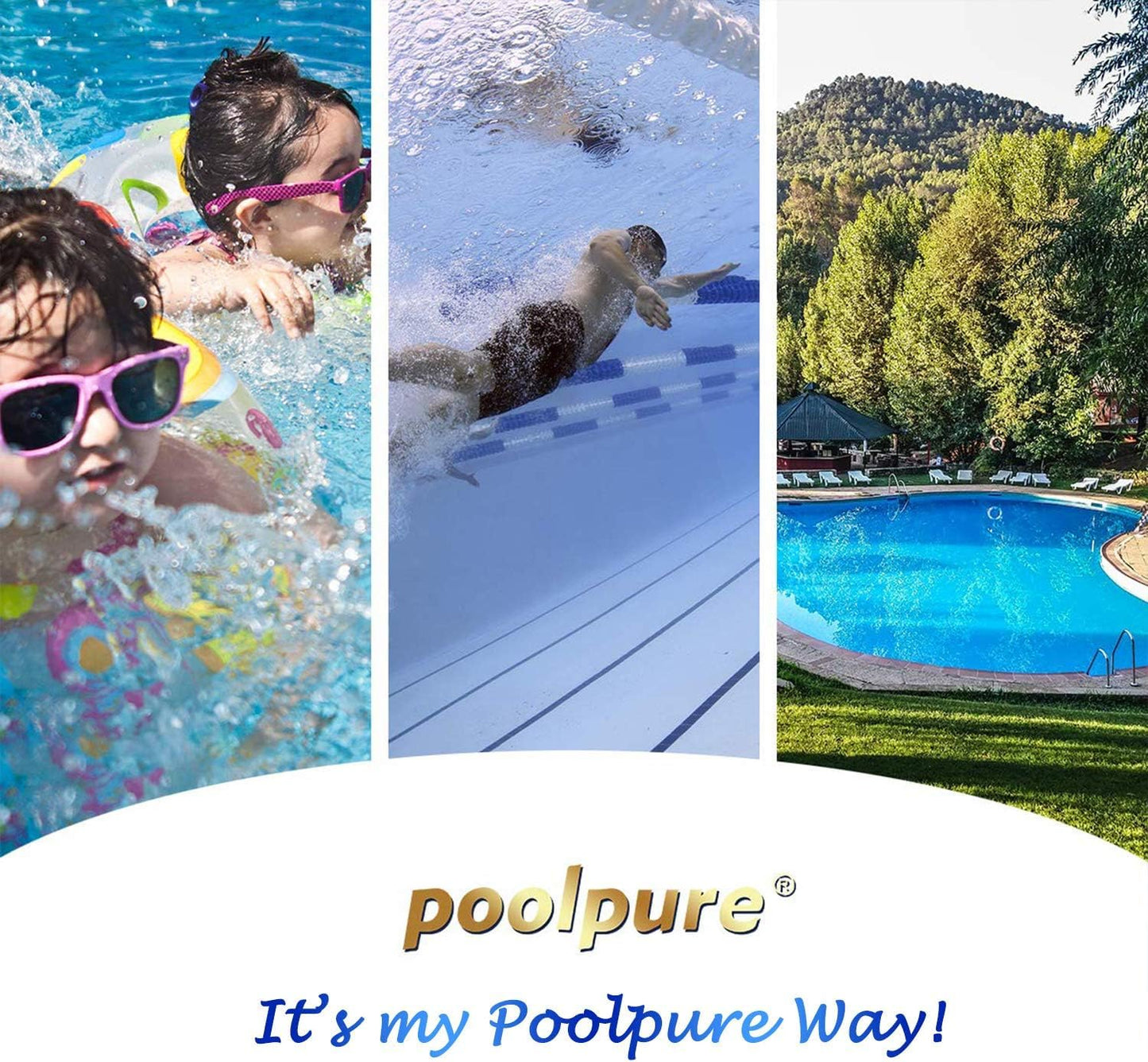 POOLPURE Spa Filter Replaces Watkins 303279, PFF42TC-P4, 5CH-37, 78460, FC-2402, Lifesmart, Freeflow, AquaTerra, Hydromaster, Grandmaster, Simplicity, Bermuda Hot Tub Filters 1PACK