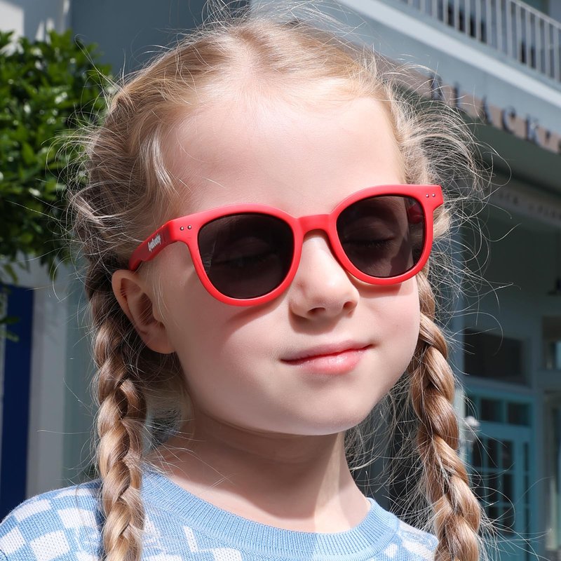EYEBUDDY Kids Toddler Sunglasses Age 2-4/3-5 Boys Girls Polarized UV Protection Sun Glasses for Age 2-8 (KB9695/Age 3-8/1-Pack, Z08-Kids Sunglasses-Blue)