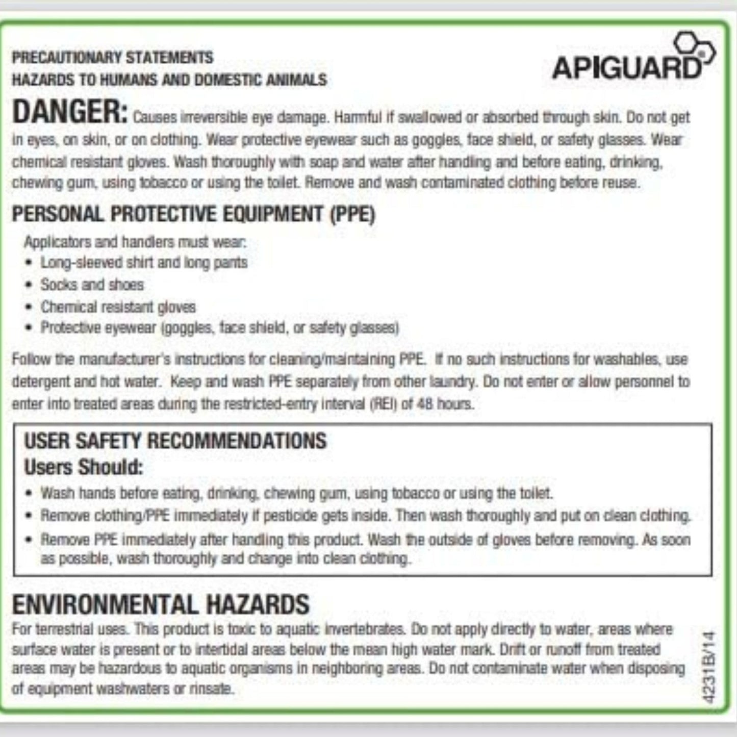 Vita BeeHealth Apiguard – Natural Varroa Mite Treatment for Honey Bee Hives – 10 x 50g Thymol Gel Trays – Easy Application, Beekeeper-Trusted, Bee-Friendly, Plant-Based Protection