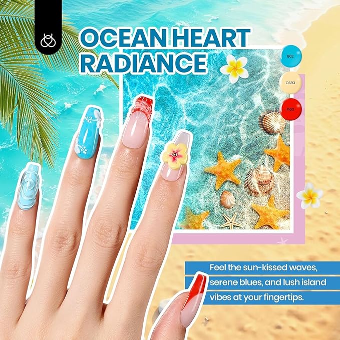 Beetles Gel Nail Polish Set - 44 PCS Brown Nude Burgundy Gel Polish Nails Fairytale Town Collection with 4Pcs Base Glitter Matte Glossy Top Coat Soak off Uv Gel DIY Manicure