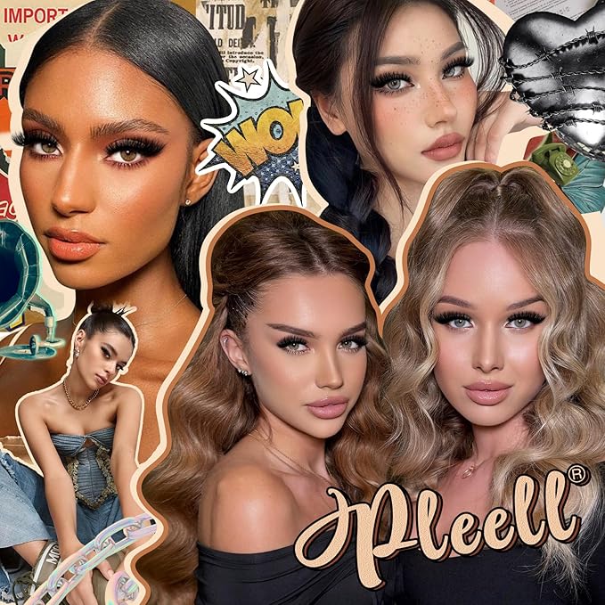Lash Clusters 360Pcs Individual Lashes 80D Thick Fluff Cluster Eyelash Extensions 8-18MM False Lashes D Curly Wispy Fake Mink Eyelashes Extension by Pleell
