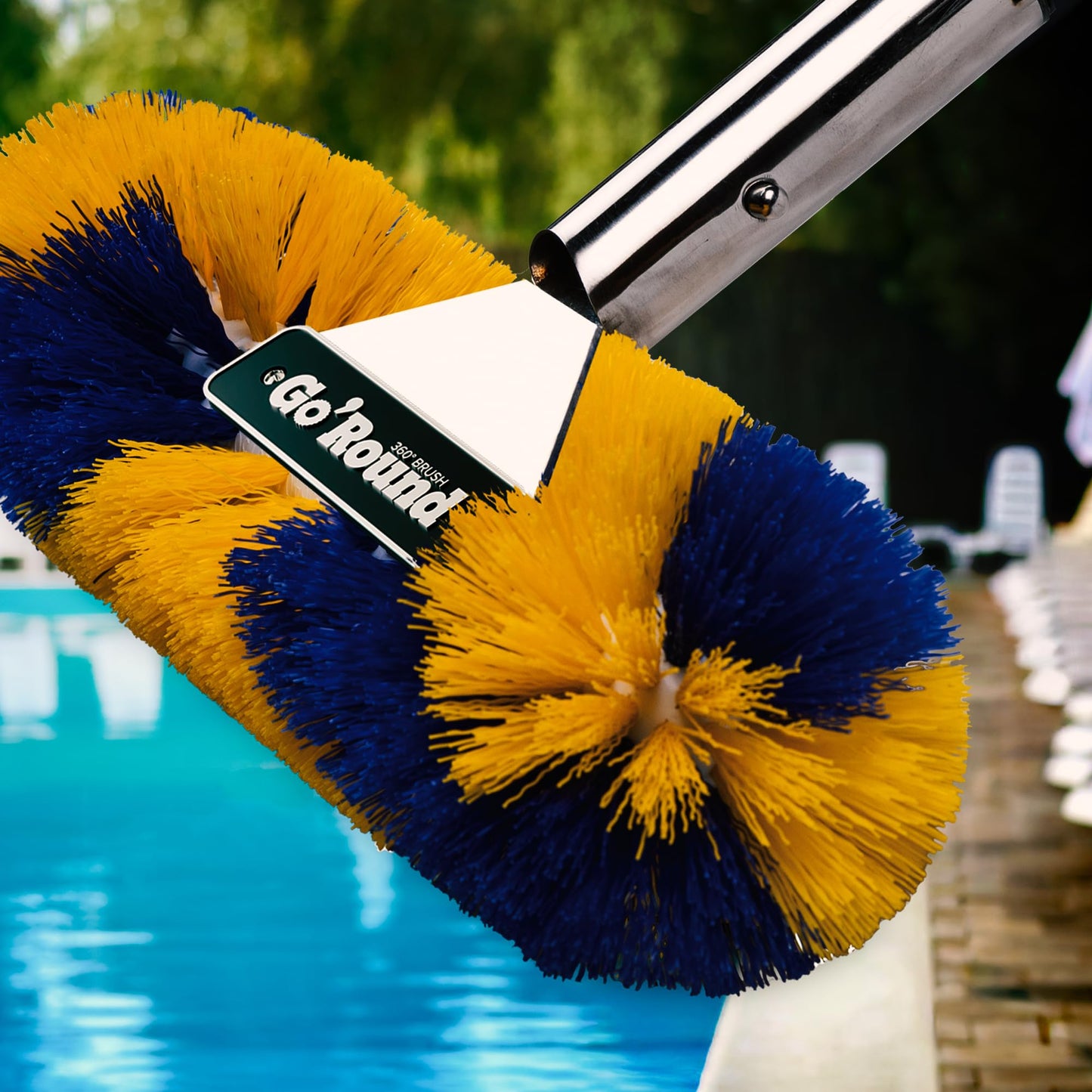 GoRound 360 Pro Pool Brush 12 inches
