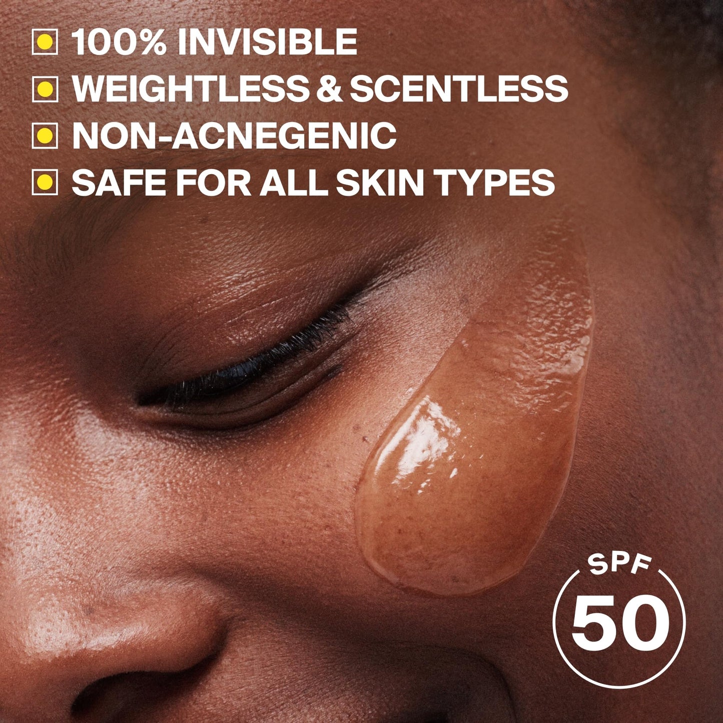 Supergoop! Unseen Sunscreen - SPF 50 - Clear & Invisible Face Sunscreen + Broad Spectrum + Makeup-Gripping Primer - Weightless, Scentless, Oil Free - For All Skin Types & Tones - 1.7 fl oz