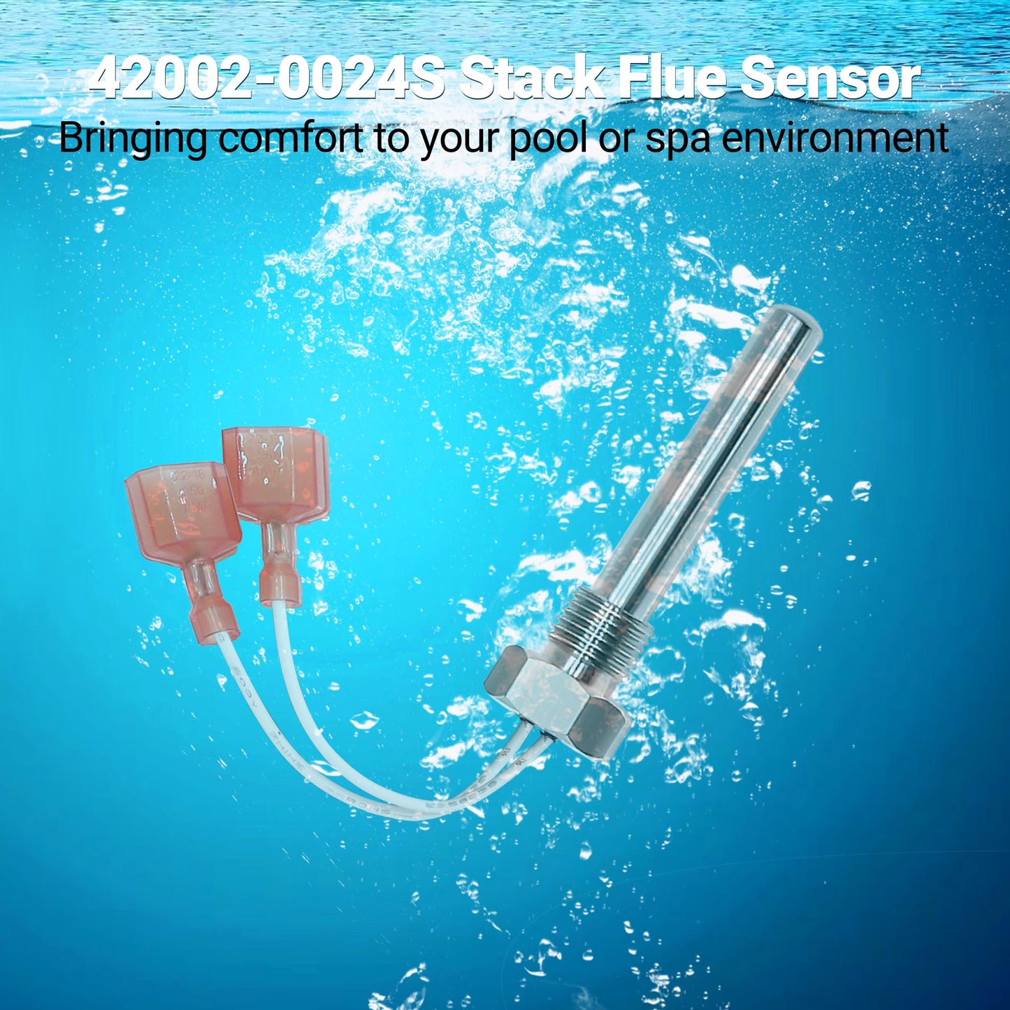 Funmit 42002-0024S Stack Flue Sensor Replacement for Pentair Sta-Rite MasterTemp Max-E-Therm Pool and Spa Heater Electrical System SR200 SR333 SR400