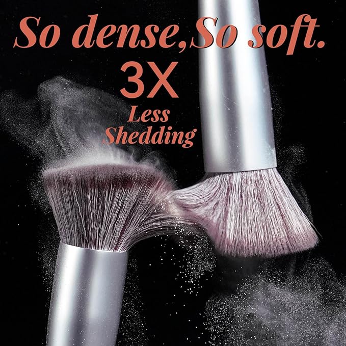 BS-MALL Makeup Brush Set 14 Pcs With Case - Foundation Brush, Concealer Brush, Blush Brush & Flawless Application Ã¢ÂÂ Complete Luxury Cosmetic Brush Kit For Travel & Daily Use (Brown)