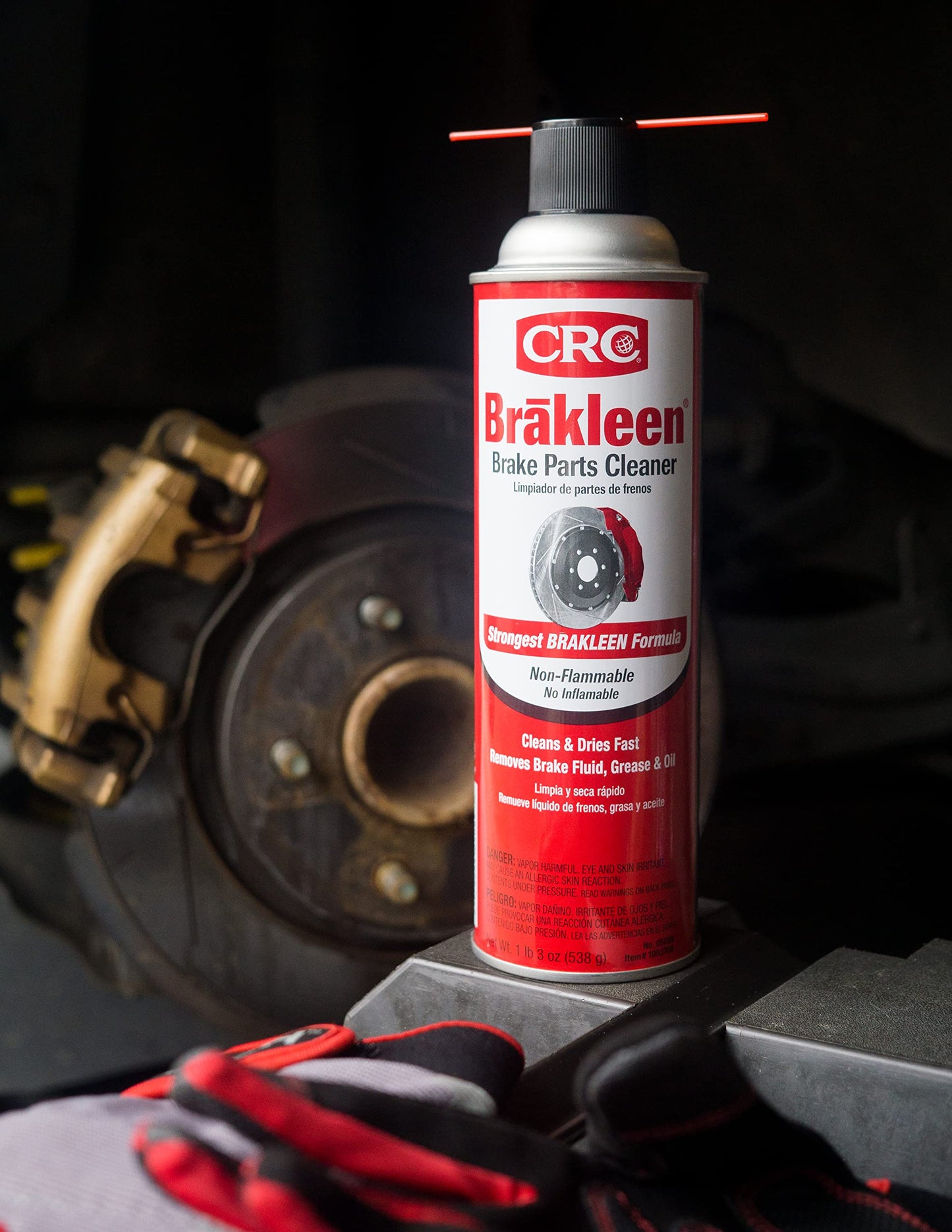 CRC Brakleen 1003706 Brake Cleaner Spray Non-Flammable, 19 oz, [12 Pack]