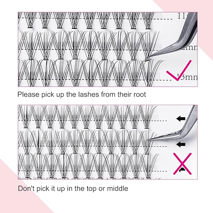 FADLASH Lash Clusters Extensions Individual Lashes Natural Soft 120pcs 10D C Cur Natural Long Black Faux Mink Volume Lash Extensions Reusable Artificial Eyelashes (10D-0.07-C, 8-15mm)