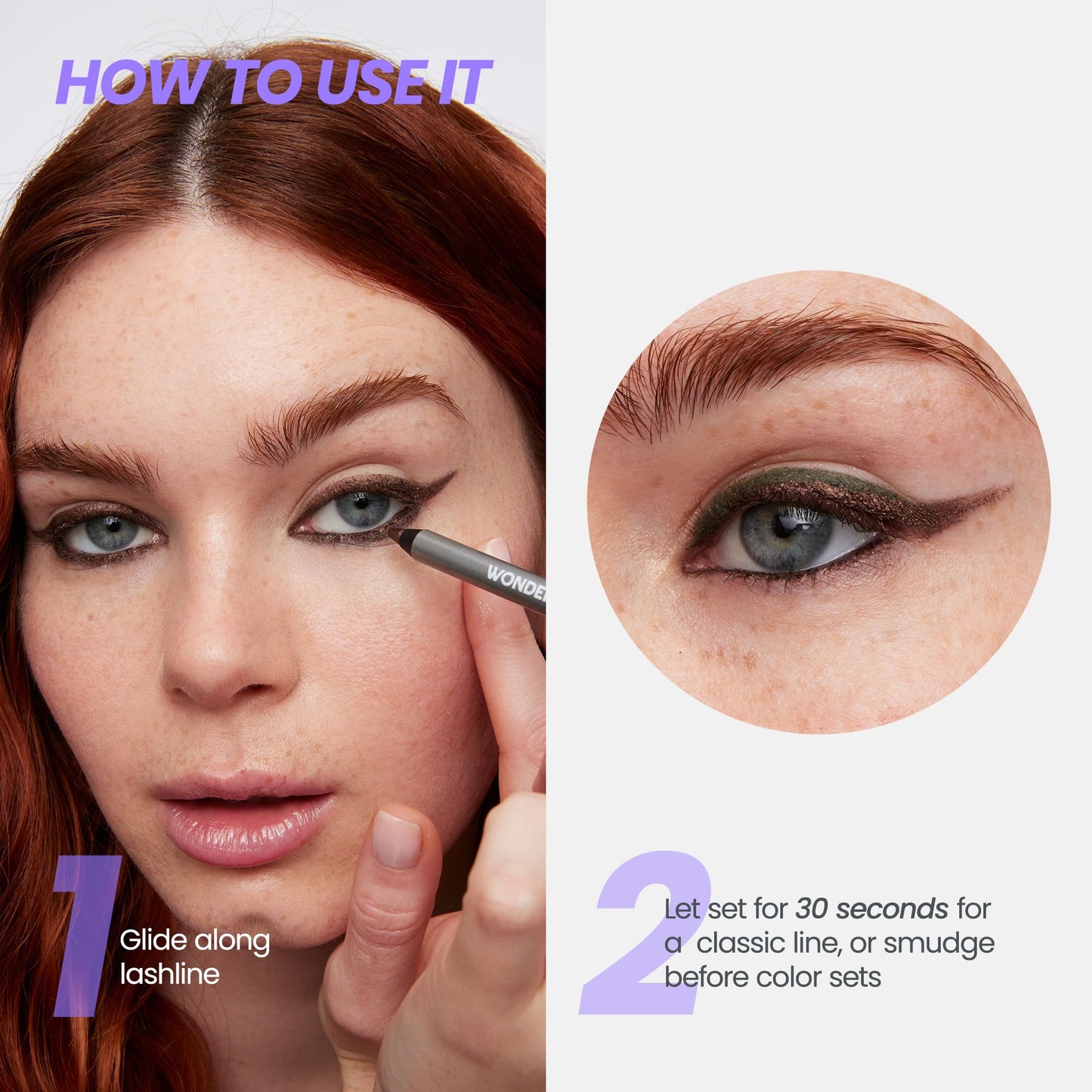 Wonderskin Eyeliner Pencil, 1440 Longwear Deep Black Eyeliner Pencil - Waterproof, Sharpenable & Smudge Proof (Liquorice)