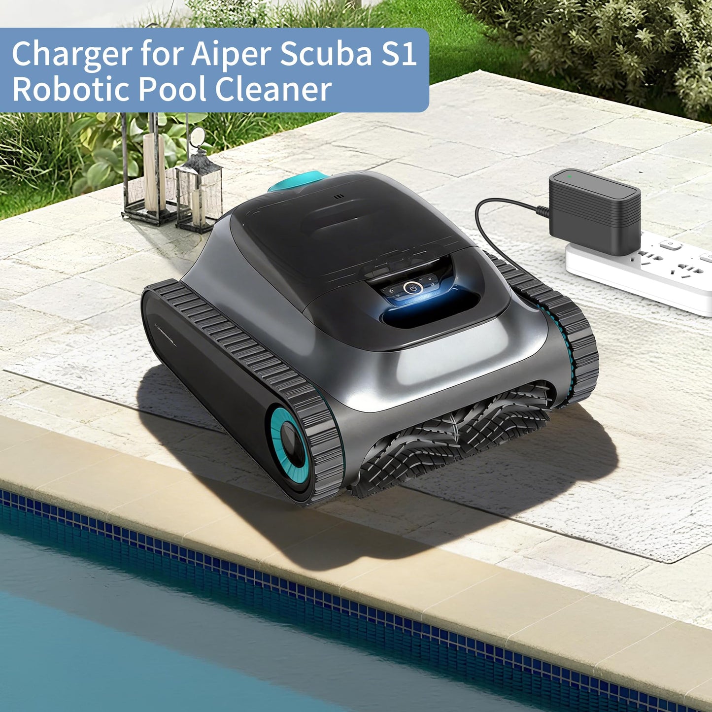 16.8V Power Charger for Aiper Scuba S1 Robotic Pool Cleaner Compatible with Aiper Scuba S1 E1 14.4V Battery Robotic Pool Vacuum Cleaner Charger