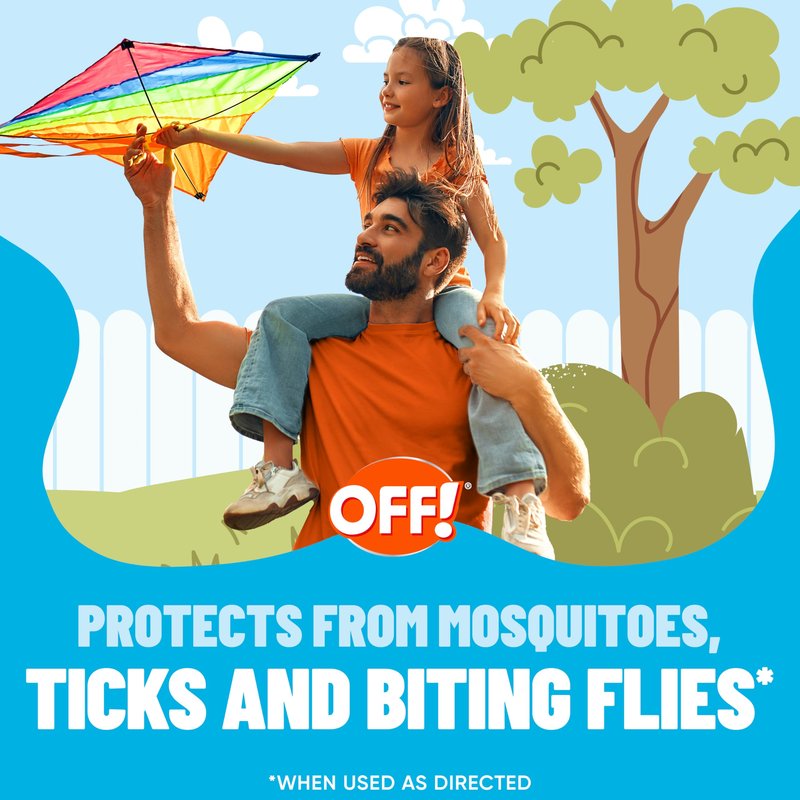 OFF! Insect Repellent Aerosol for Adults & Kids, Fragrance-Free Picaridin Bug Spray for Everyday DEET-Free Protection from Mosquitoes and Ticks, 5 oz