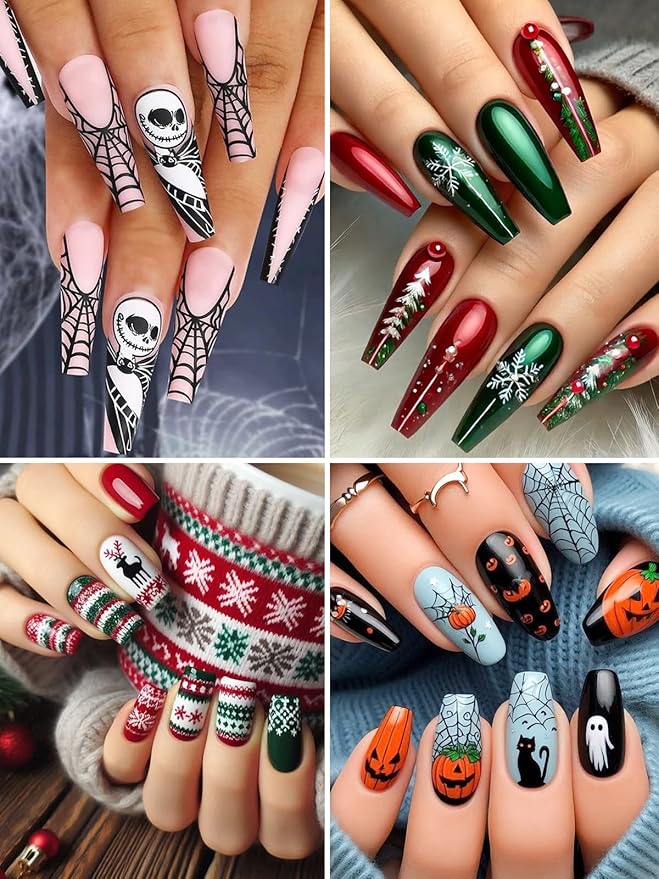 12 Color Acrylic Paint Pen Set, Kalolary Nail Art Polish Pens Nail Point Graffiti Dotting Pen Drawing Painting Liner Brush for DIY Nail Art Beauty Adorn Manicure Tools