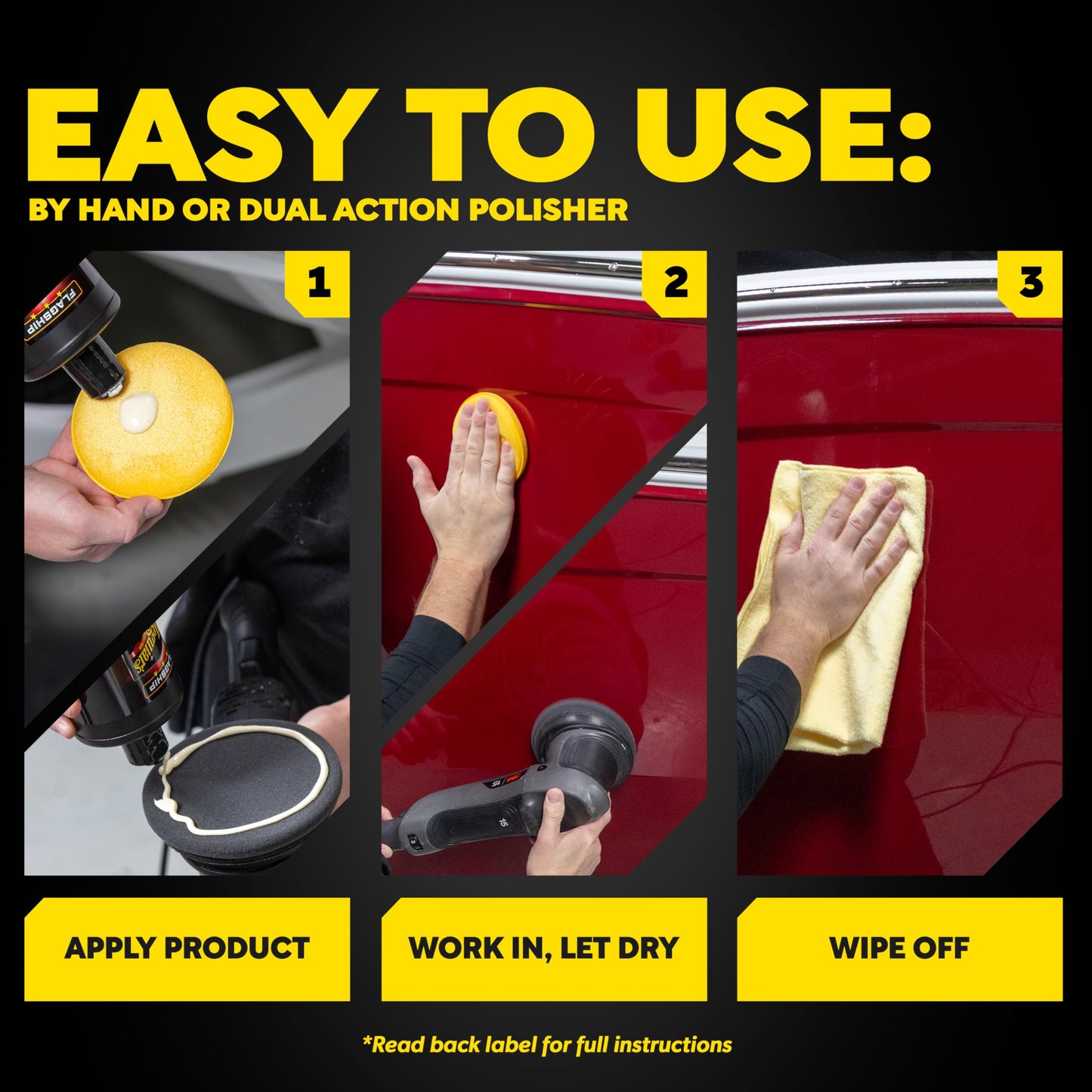 Meguiar's M6332 Flagship Premium Marine Wax, Easy to Use Boat Polish and Wax, Remove Scratches, Swirls, and Oxidation While Leaving Lasting Protection, 32 Oz Bottle