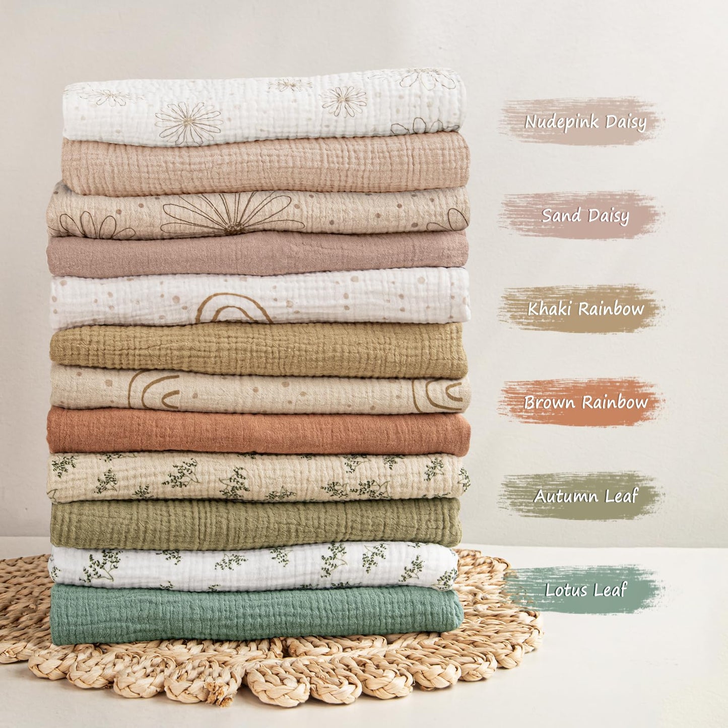 lulumoon Muslin Bassinet Sheets Baby: Cotton Bassinet Sheets Fitted for Boys and Girls - Bassinet Mattress Sheets for Oval Rectangle or Hourglass