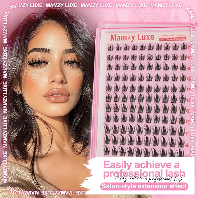 Manga Lash Clusters Wispy 10-16MM Spiky Eyelash Clusters CC Curly Natural Cluster Eyelash Extensions DIY Versatile Anime Eye Lashes Clusters Extension