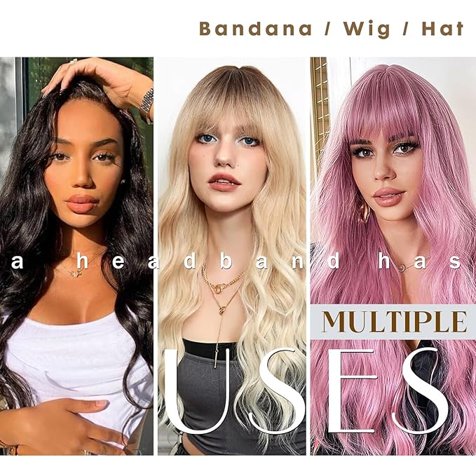 Wig Grip Band for Lace Front Headband Keeping Wigs in Place Wig Accessories Head Band Strap Gripper to Secure