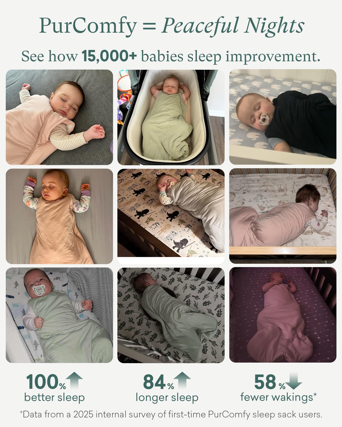PurComfy Supersoft Sleep Sack 0.5 TOG, Premium Bamboo Viscose Baby Sleeping Bag, Lightweight Sleep Sack 15-24 Months (Oat)