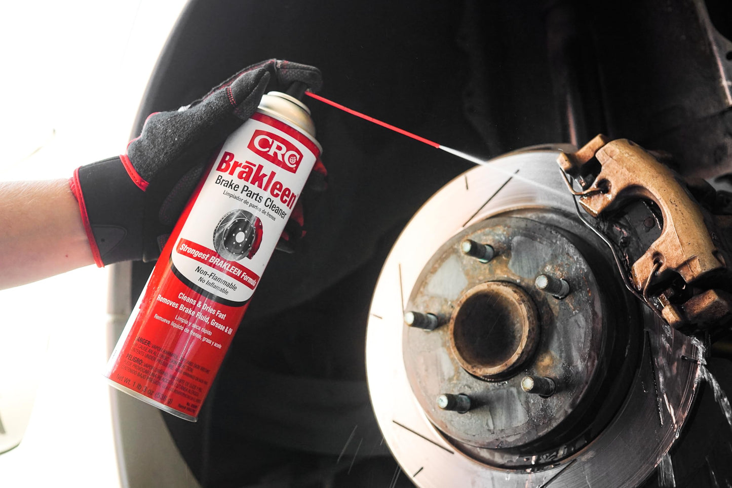 CRC Brakleen 1003706 Brake Cleaner Spray Non-Flammable, 19 oz, [12 Pack]