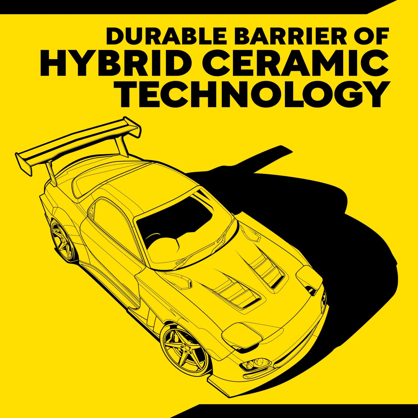 Meguiar's Hybrid Ceramic Wax, Easy-to-Use Spray Wax for Car Detailing with the Superior Protective Power of Advanced SiO2 Hybrid Barrier Technology, 26 Oz Spray Bottle
