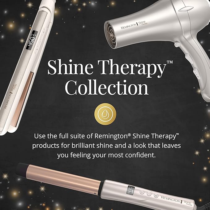 Remington Shine Therapy Argan Oil & Keratin Treated Hot Rollers Set, Professional Hair Curlers for Setting All Hair Lengths from Short and Medium to Long (Pack of 2)