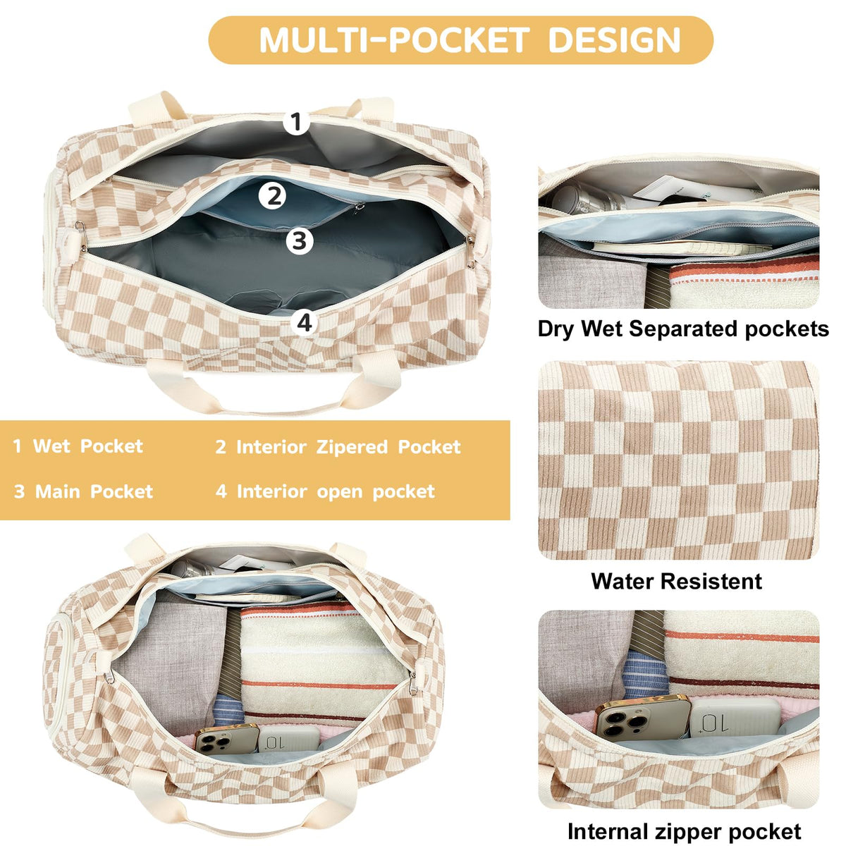 BLUBOON Duffle Bag Girls Kids Cute Gym Bag with Shoes Compartment & Wet Separation Waterproof Sports Overnight Travel Bag