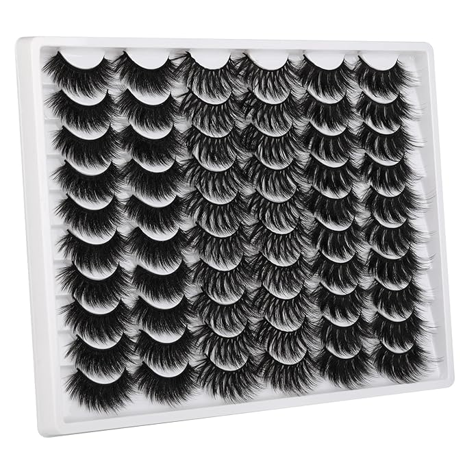 5D 20mm Lashes Faux Mink Eyelashes Fluffy Dramatic False Lashes Wholesale Pack