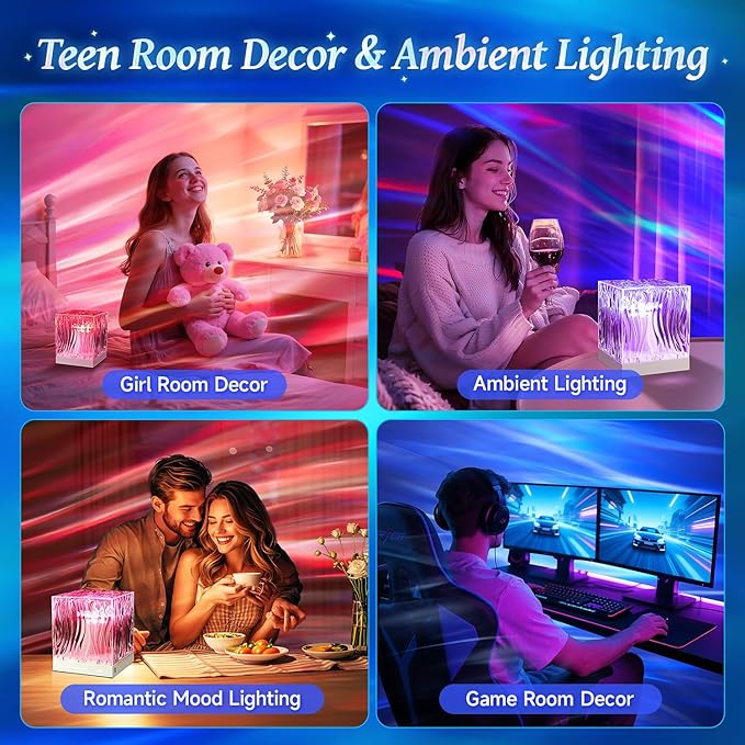 Birthday Gifts for Women Gifts for Teenage Girls Boy Northern Lights Projector,18-Color Valentines Day Gifts for Her Teen Girl Gifts Trendy Stuff,Galaxy Projector for Bedroom Cute Room Decor Aesthetic