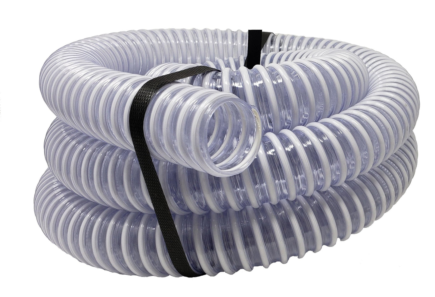 Sealproof 1.5" Pool Filter Pump Connection Hose for Above Ground Pools, 12 FT x 1-1/2 Inch Premium Quality Kinkproof PVC, Made in USA | Cut to Desired Length, Includes 4 Hose Clamps