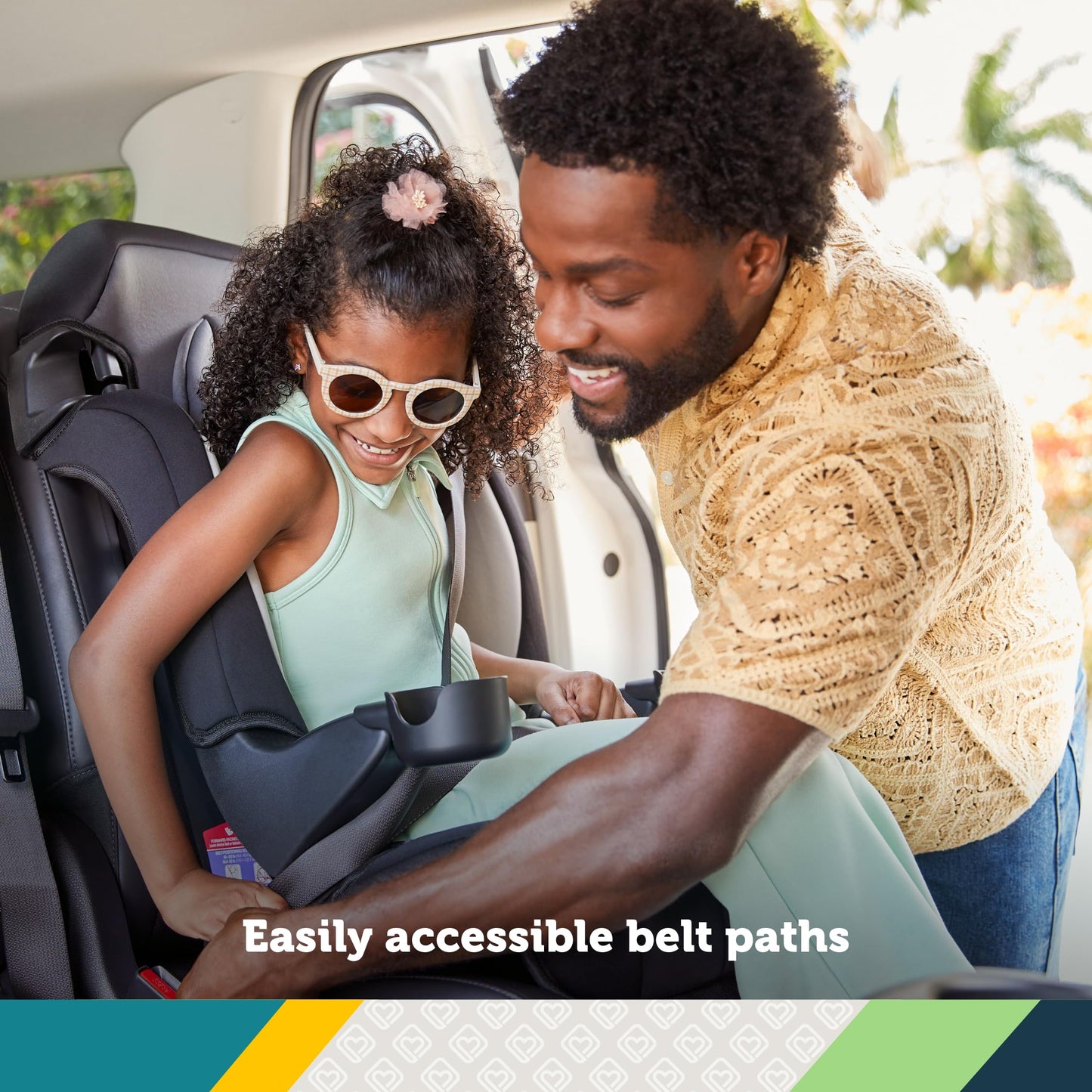 Safety 1st Grand 2-in-1 Booster Car Seat, Converts from High Back to Belt-Positioning Booster, High Back Seat for Kids 40-65, and Belt-Positioning 40-100 Pounds, Capri Teal