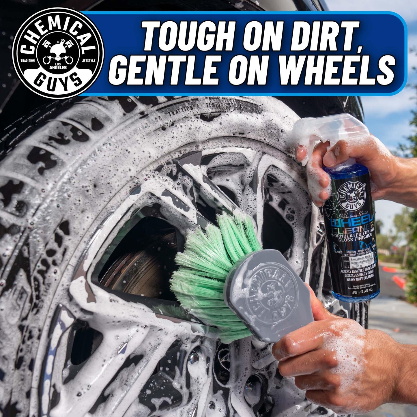 Chemical Guys CLD_203_1602 Signature Series Wheel Cleaner, Formated For All Gloss Finishes, Safe for Cars, Trucks, SUVs, Motorcycles, RVs & More 16 fl oz (2 Pack)