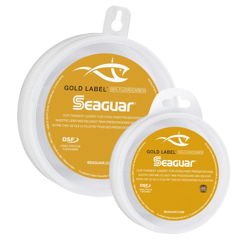 Seaguar Gold Label 100% Fluorocarbon Fishing Line leader, 30lbs, 25yds Break Strength/Length - 30GL25