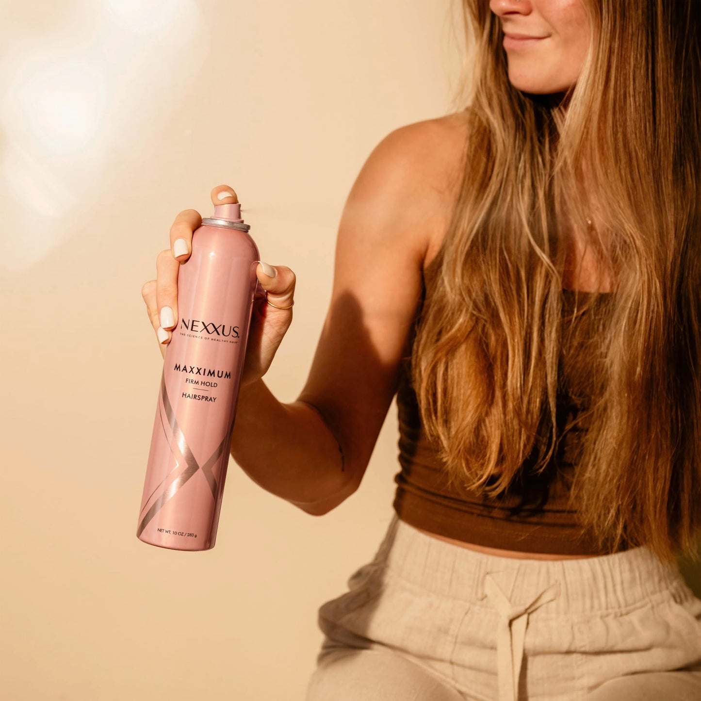 Nexxus Styling Spray Maxximum Finish Firm Hold Hairspray Powered by STYLEPROTECT Technology 10 oz