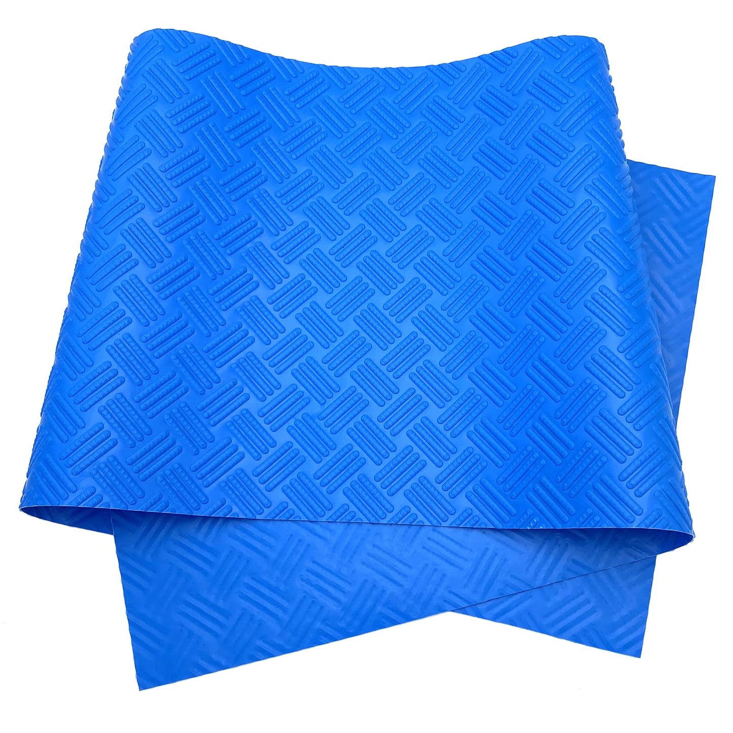 SKARUMMER Swimming Pool Ladder Mat - Protective Pool Ladder Pad Step Mat with Non-Slip Texture, Blue Medium Pool Step Mat 45 inch X 45 inch