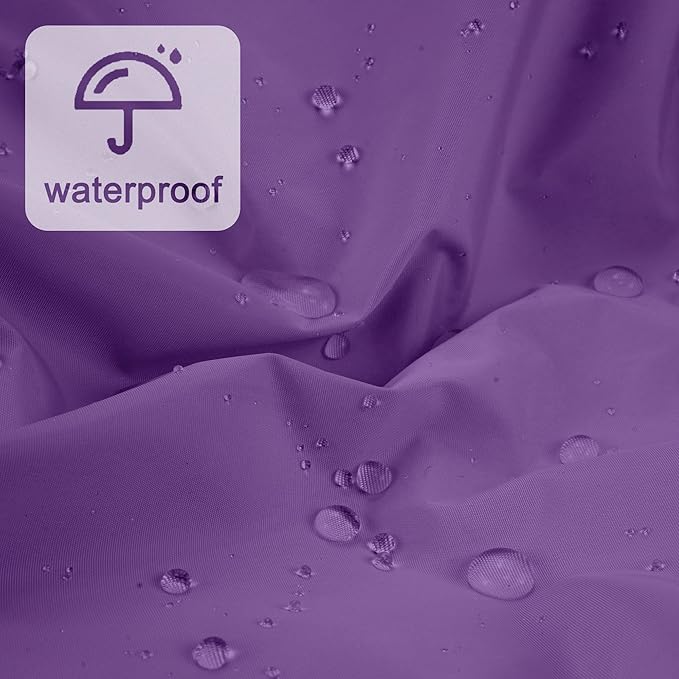 Reusable Shower Cap for Women, Large Waterproof Shower Bonnet with Elastic Band, Washable Bath Hair Cap for Long, Curly Hair, Braids, Daily Shower, Home Spa, Travel(Lavender)