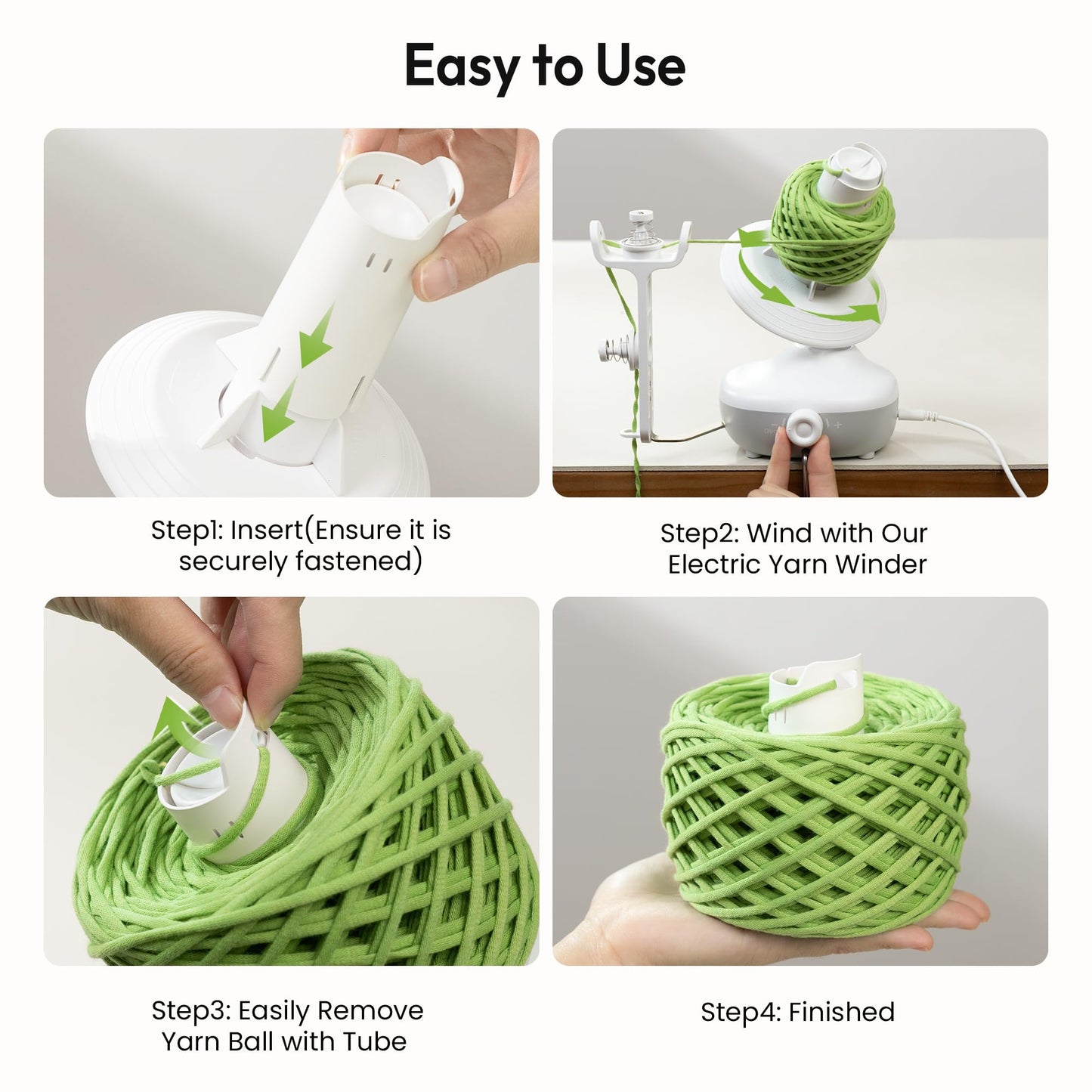 Etcokei 18pcs Yarn Ball Tube for Etcokei Electric Yarn Winder M1, Reusable ABS Yarn Cake Tube for Neat Storage & Tangle-Free Knitting/Crocheting Accessories