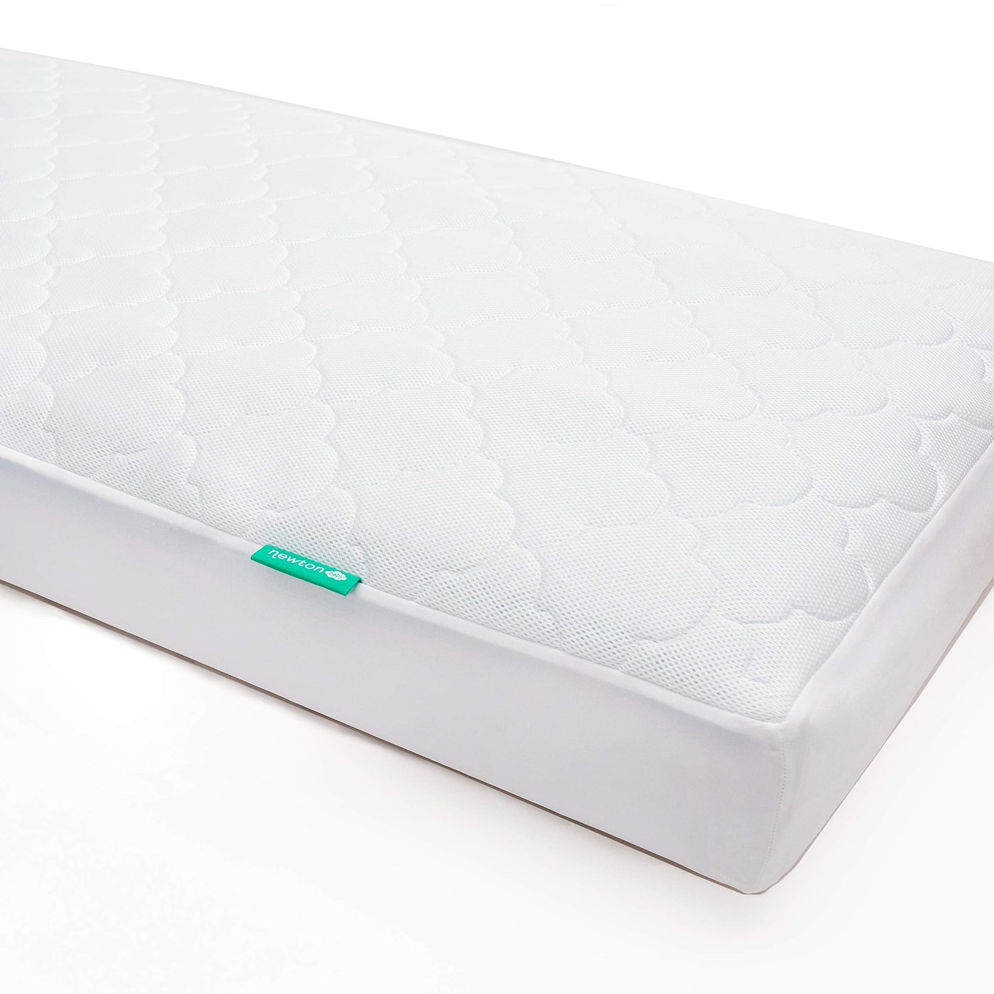 Newton Baby Waterproof Crib Mattress Pad | Ultra-Breathable Quilted Layer for Comfort & Universal Fitted Skirt for Secure Fit | Machine Washable | Crib Mattress Protector Pad Waterproof, 1 Pack