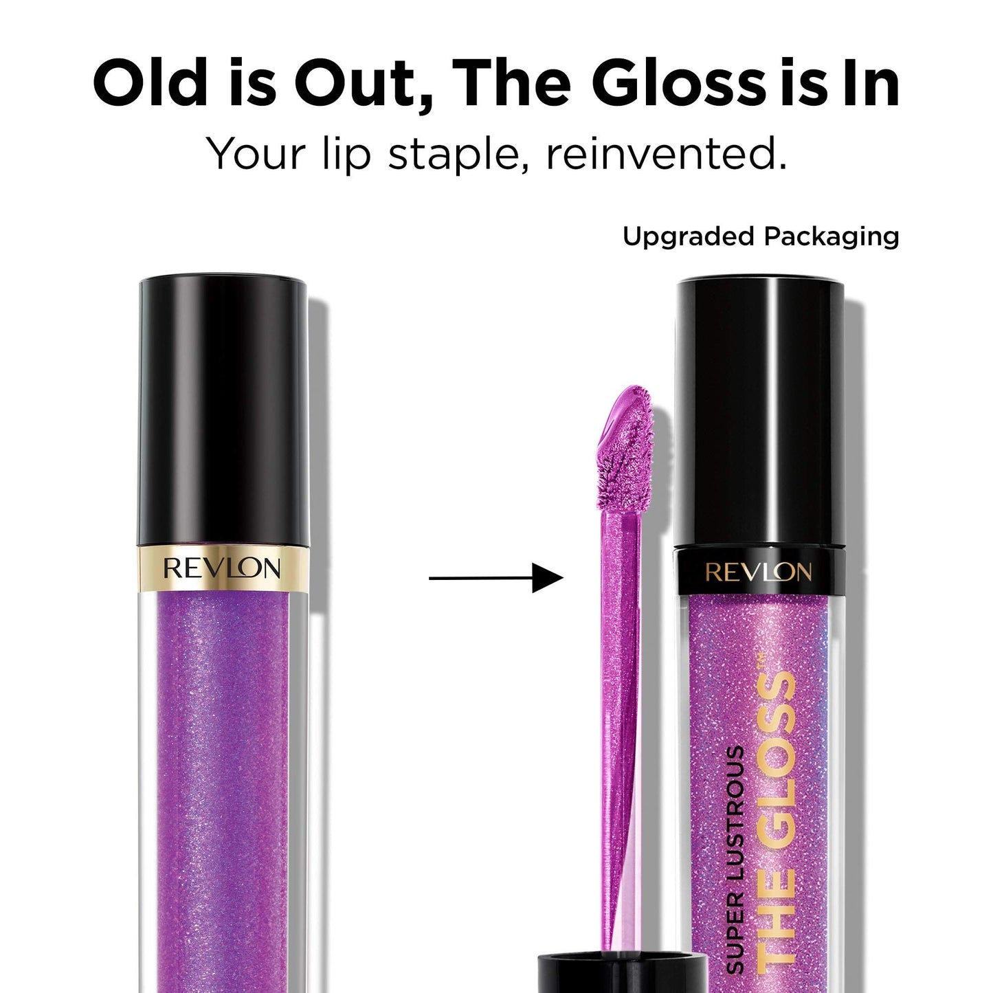 REVLON Super Lustrous Lip Gloss,Non-Sticky,Hydrating,High Shine Finish,215 Super Natural,0.13 oz,(Pack of 2)