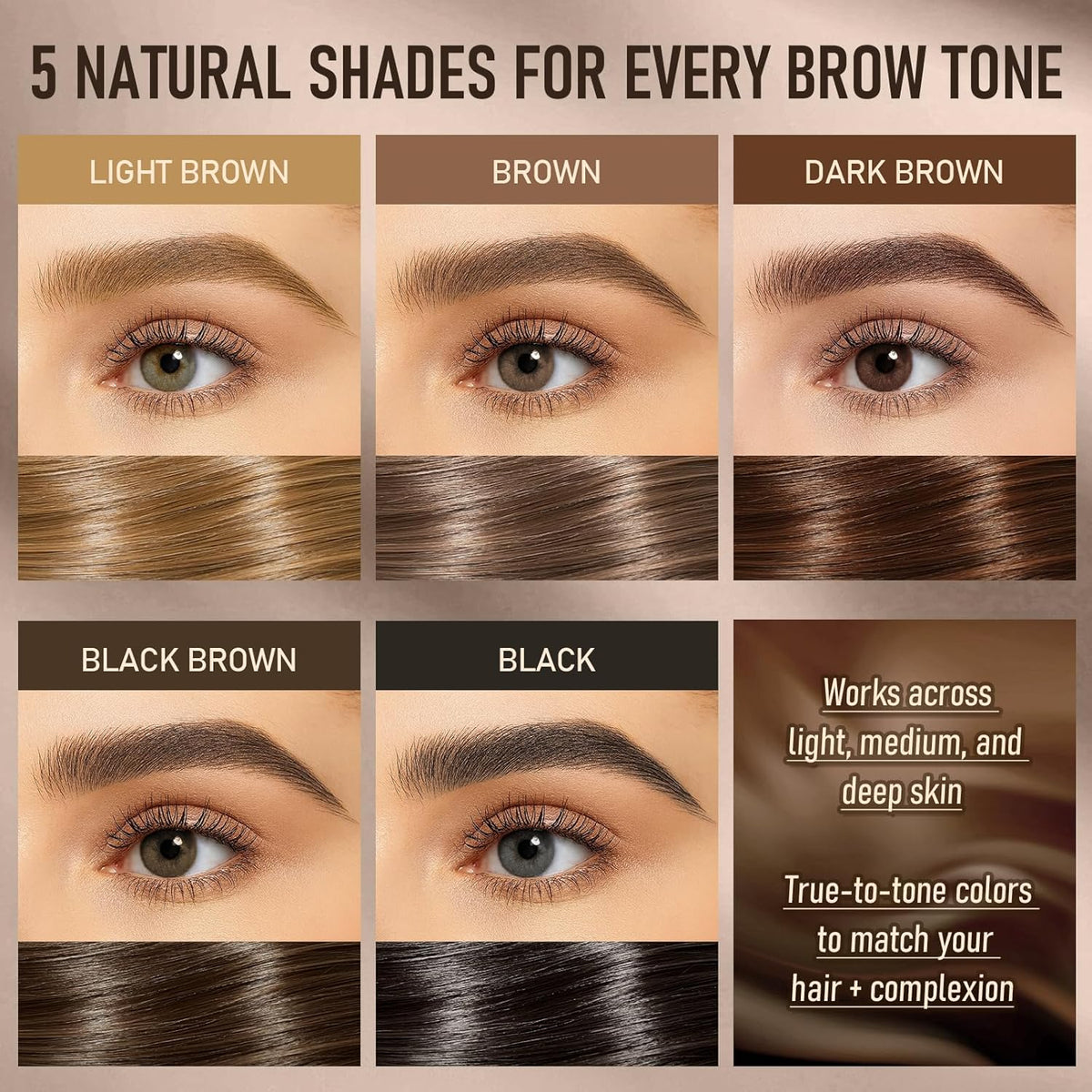 Dual-Ended Microblading Eyebrow Pencil for Women, 2 in 1 Liquid Eyebrow Pencil with Curved Tip and 4D Brow-Fection Microblading Pen, Shaped Fill HairLike Waterproof Lasting Eyebrows 01 Light Brown