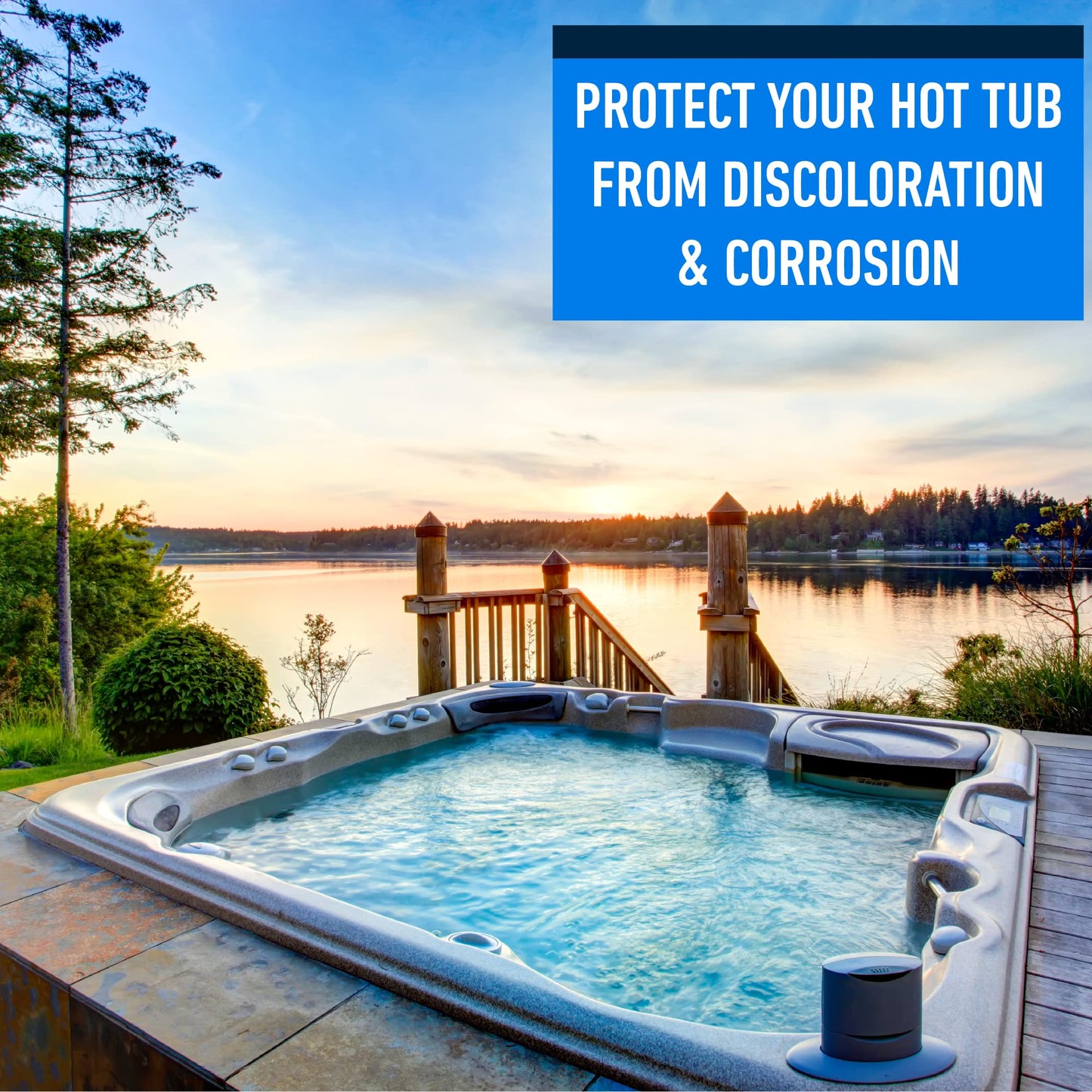 Essential Values Hot Tub Foam Eliminator - 2 Pack Pool & Spa Defoamer (32oz/ Bottles) - Eliminate Foam Without Harsh Hot Tub Chemicals - Safe Silicone AntiFoam
