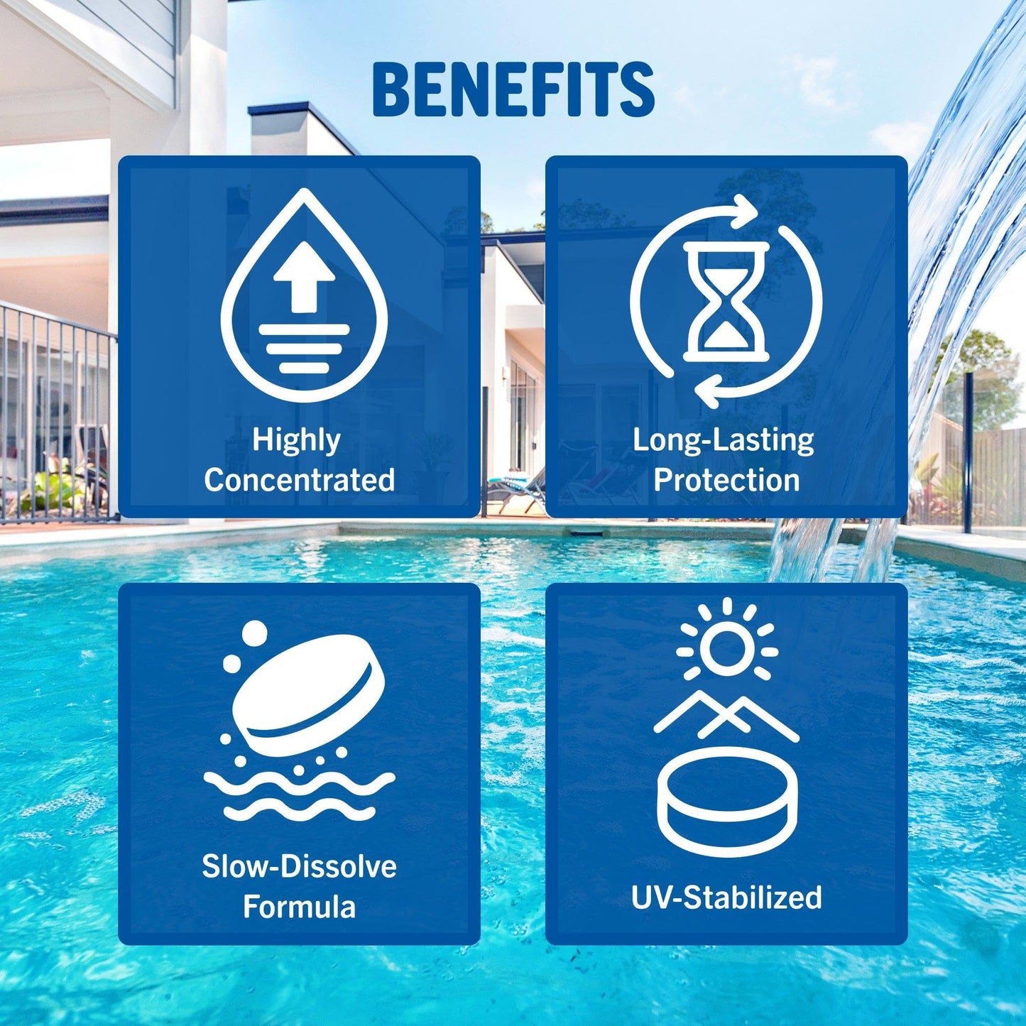 Leslie's 3 Inch Stabilized Chlorine Tablets for Sanitizing Swimming Pools - Individually Wrapped, Slow Dissolving - 90% Available Chlorine - 99% Tri-Chlor - 10 Pounds