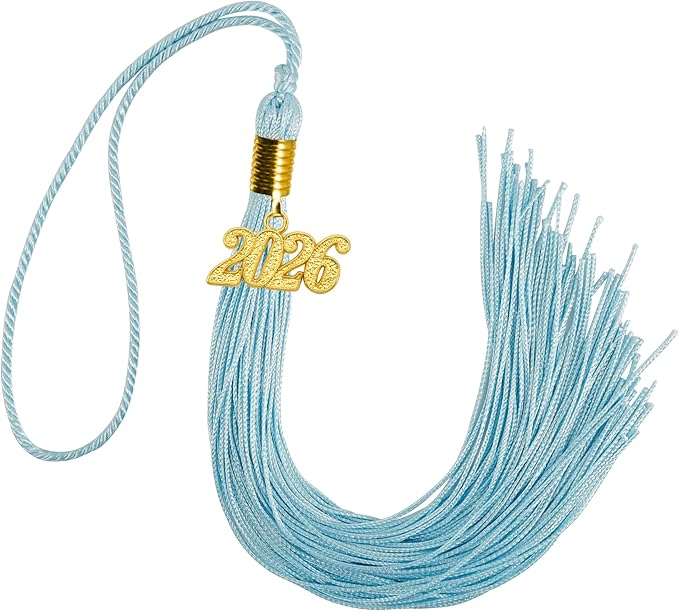 GraduationMall Single&Multiple Color Graduation Tassel with 2026 Year Charm 9"
