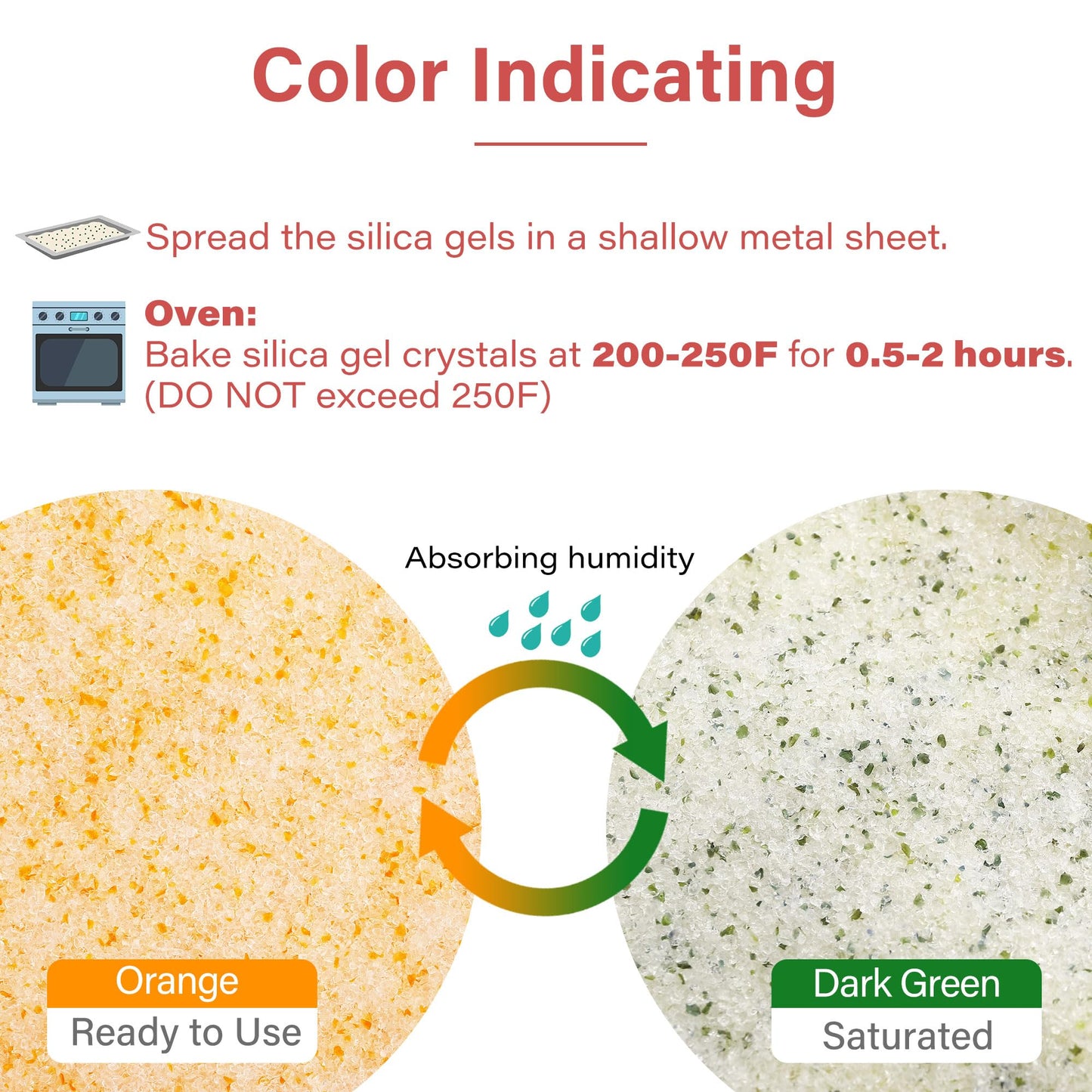 LotFancy Silica Gel Flower Drying, 6 LBS Color Indicating Silica Crystals for Wedding Bouquet Preservation DIY Crafts, Reusable