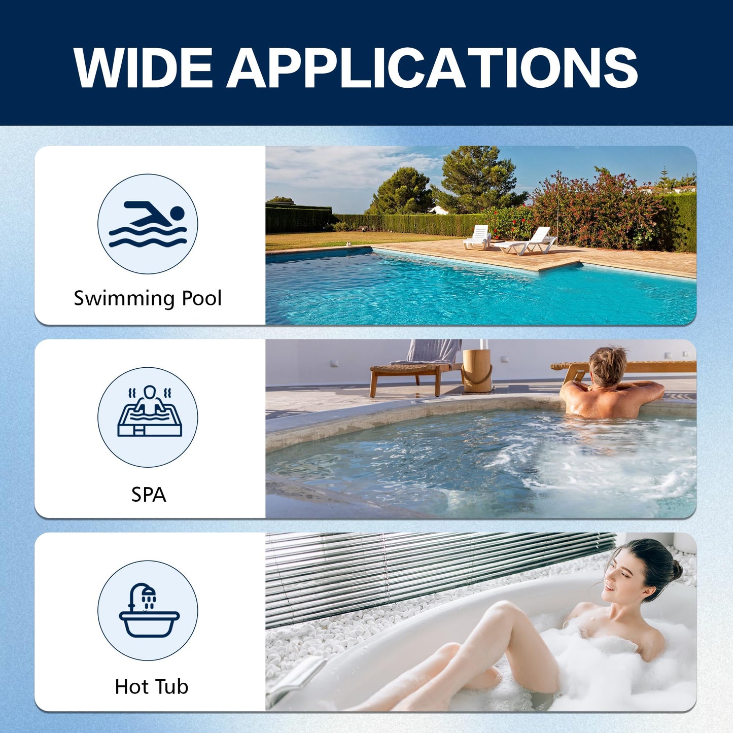 DIPSTIK Phosphate Test Kit for Pool,50 Strips Phosphate Test Strip Quick and Accurate Swimming Hot Tub and Spa Water Testing