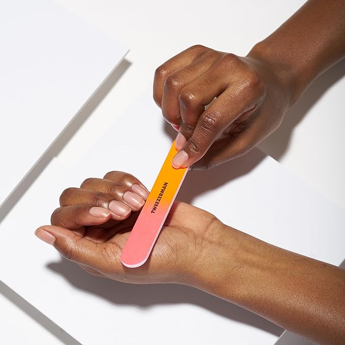 Tweezerman Neon Hot Nail Filemates, 3 Count