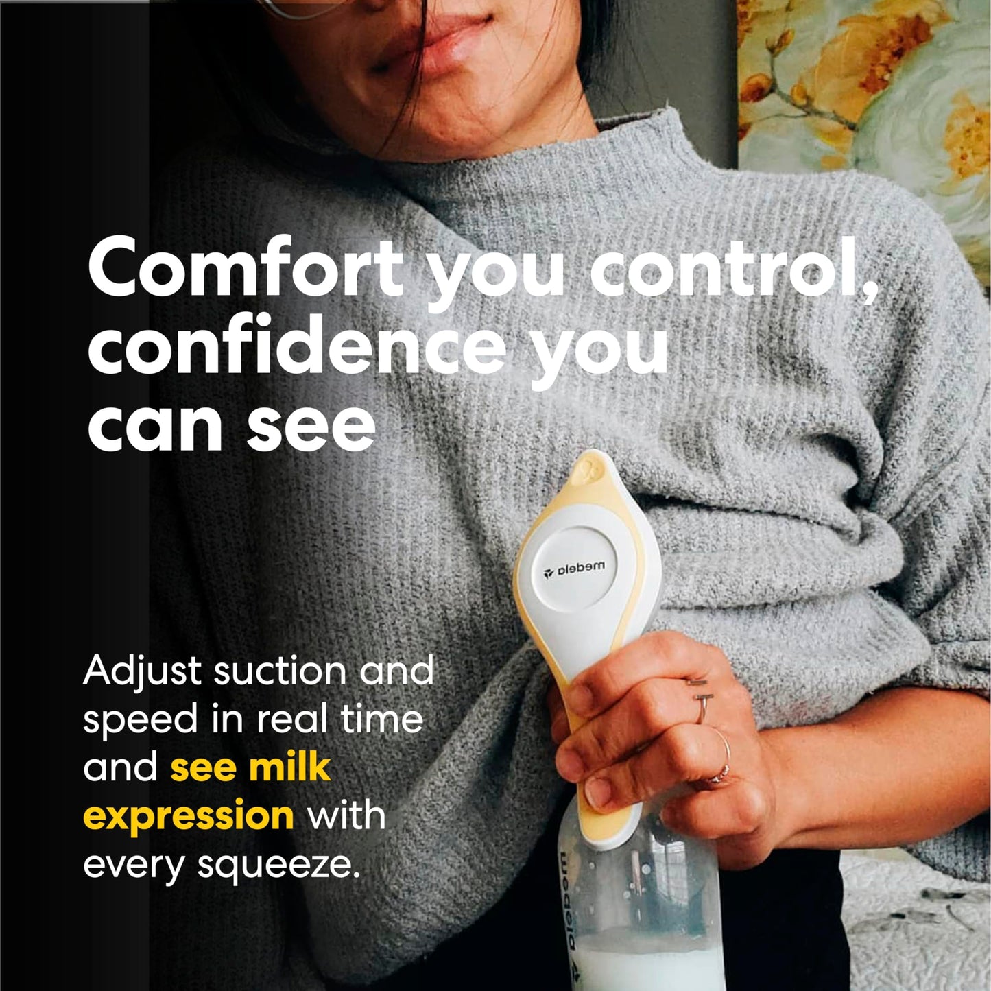 Medela Harmony Manual Breast Pump, Compact Swiss Design with PersonalFit Flex Shields and Medela's 2-Phase Expression Technology